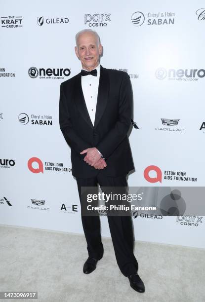 John Waters attends Elton John AIDS Foundation's 31st annual academy awards viewing party on March 12, 2023 in West Hollywood, California.