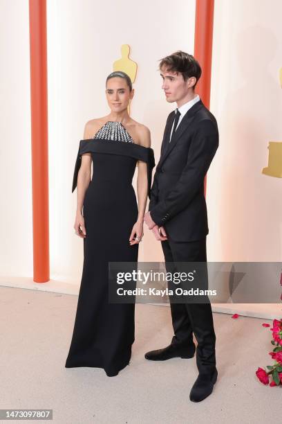 Jennifer Connelly and Stellan Connelly Bettany attend the 95th Annual Academy Awards on March 12, 2023 in Hollywood, California.