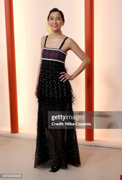 Anne Watanabe attends the 95th Annual Academy Awards on March 12, 2023 in Hollywood, California.