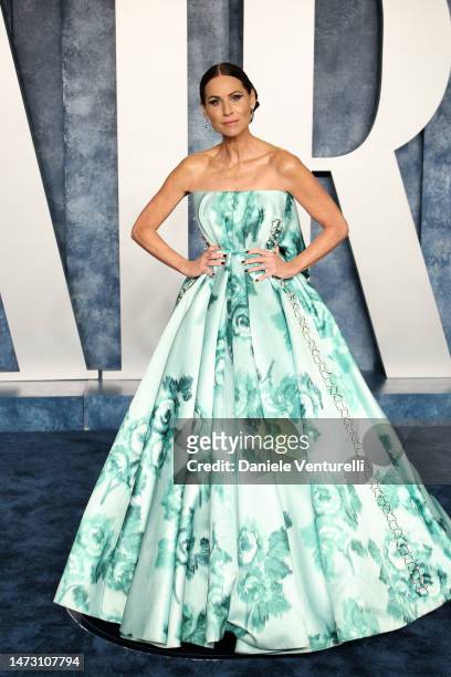 Minnie Driver attends the 2023 Vanity Fair Oscar Party hosted by Radhika Jones at Wallis Annenberg Center for the Performing Arts on March 12, 2023...