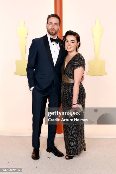Paul Rogers and Becky Rogers attend the 95th Annual Academy Awards on March 12, 2023 in Hollywood, California.