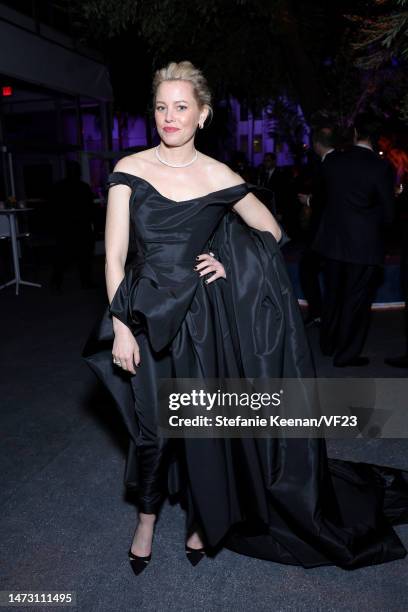Elizabeth Banks attends the 2023 Vanity Fair Oscar Party Hosted By Radhika Jones at Wallis Annenberg Center for the Performing Arts on March 12, 2023...