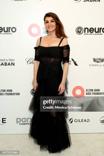 Nia Vardalos attends the Elton John AIDS Foundation's 31st Annual Academy Awards Viewing Party on March 12, 2023 in West Hollywood, California.