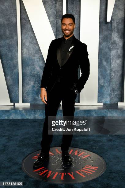 Regé-Jean Page attends the 2023 Vanity Fair Oscar Party Hosted By Radhika Jones at Wallis Annenberg Center for the Performing Arts on March 12, 2023...