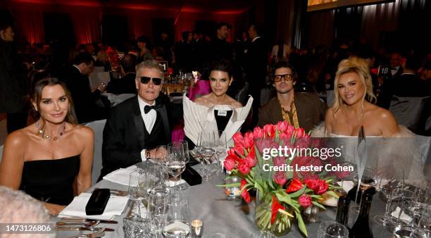 Kyle Richards, Harry Hamlin Lisa Rinna, Asher Monroe and Diana Jenkins and Asher Monroe attends Elton John AIDS Foundation 31st Annual Academy Awards...