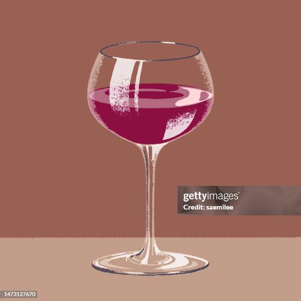 wine glass - wine logo stock illustrations