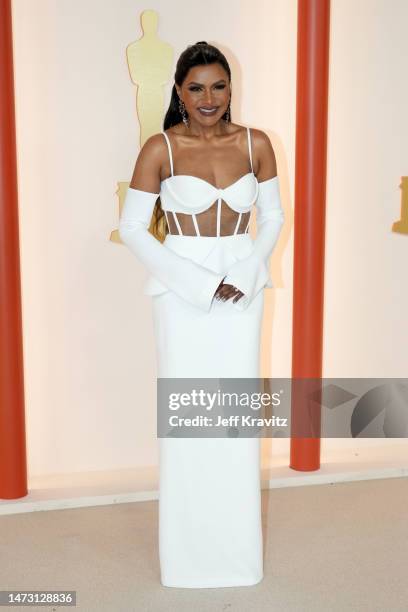 Mindy Kaling attends the 95th Annual Academy Awards on March 12, 2023 in Hollywood, California.