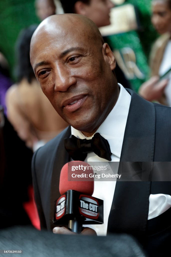 Byron Allen on the red carpet at the Byron Allen Oscar Gala at... News Byron Allen on the red carpet at the Byron Allen Oscar Gala at... News