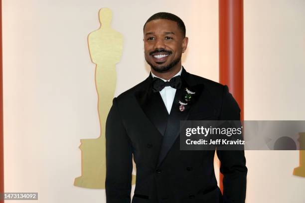 Michael B. Jordan attends the 95th Annual Academy Awards on March 12, 2023 in Hollywood, California.
