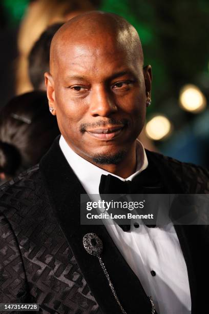 Tyrese Gibson attends the 2023 Vanity Fair Oscar Party Hosted By Radhika Jones at Wallis Annenberg Center for the Performing Arts on March 12, 2023...