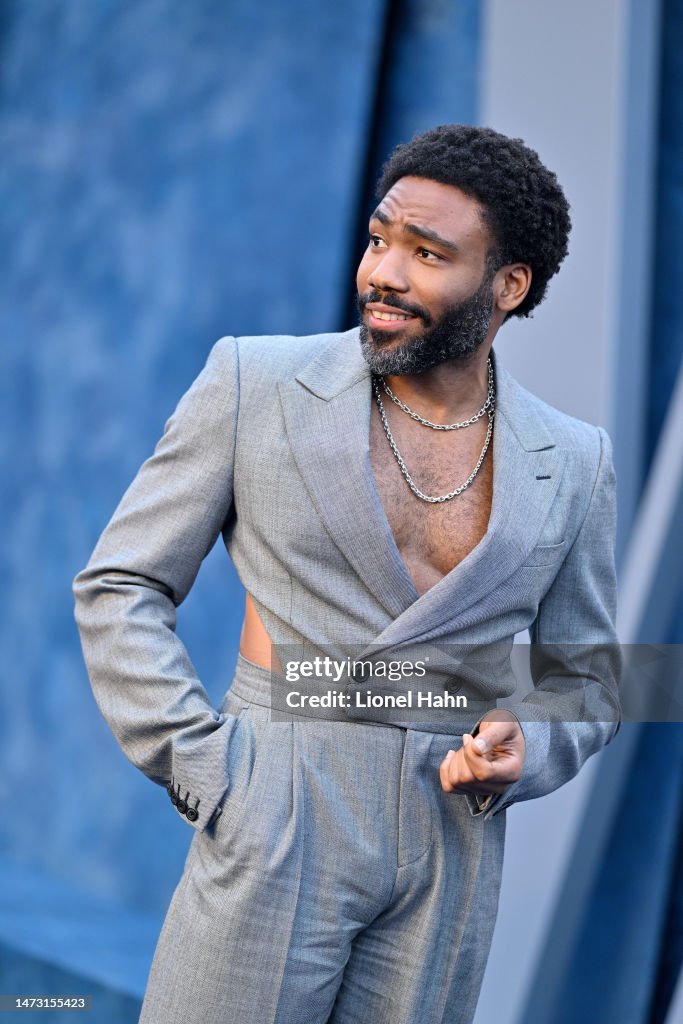 Donald Glover attends the 2023 Vanity Fair Oscar Party Hosted By