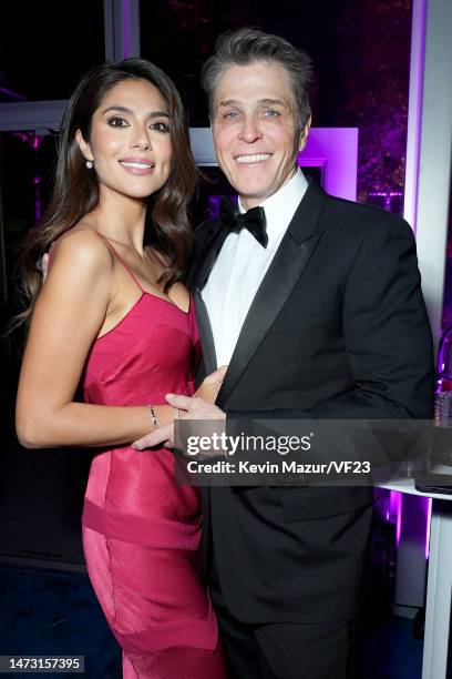 Pia Miller and Patrick Whitesell attend the 2023 Vanity Fair Oscar Party Hosted By Radhika Jones at Wallis Annenberg Center for the Performing Arts...