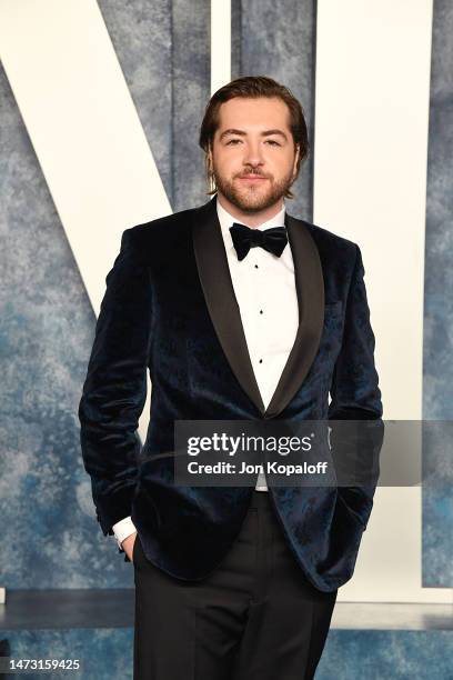 Michael Gandolfini attends the 2023 Vanity Fair Oscar Party Hosted By Radhika Jones at Wallis Annenberg Center for the Performing Arts on March 12,...