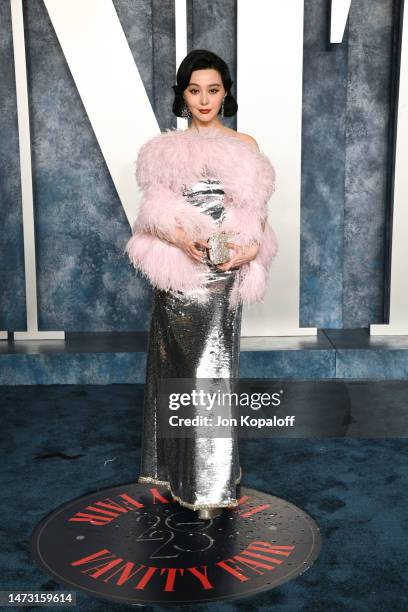 Fan Bingbing attends the 2023 Vanity Fair Oscar Party Hosted By Radhika Jones at Wallis Annenberg Center for the Performing Arts on March 12, 2023 in...