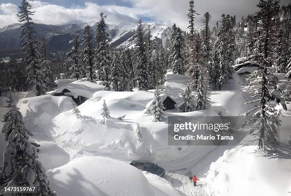 California Hit By Another Winter Storm, Deepening The Already Historic Snowpack In Mountain Regions California Hit By Another Winter Storm, Deepening The Already Historic Snowpack In Mountain Regions
