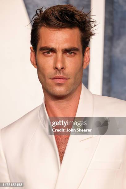 Jon Kortajarena attends the 2023 Vanity Fair Oscar Party Hosted By Radhika Jones at Wallis Annenberg Center for the Performing Arts on March 12, 2023...