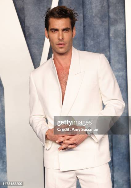 Jon Kortajarena attends the 2023 Vanity Fair Oscar Party Hosted By Radhika Jones at Wallis Annenberg Center for the Performing Arts on March 12, 2023...