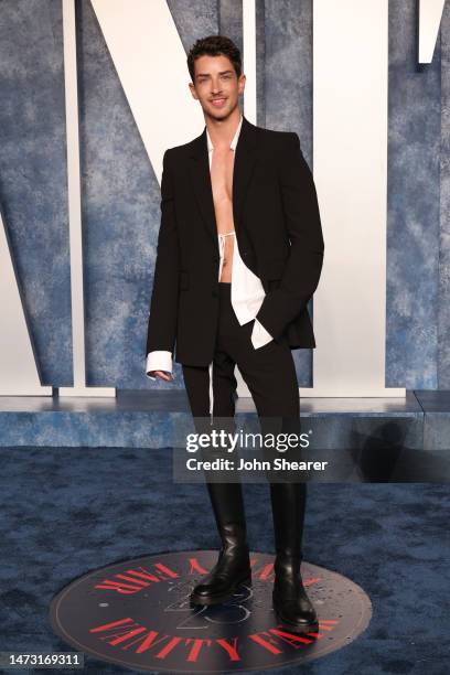 Manu Rios Fernandez attends the 2023 Vanity Fair Oscar Party Hosted By Radhika Jones at Wallis Annenberg Center for the Performing Arts on March 12,...