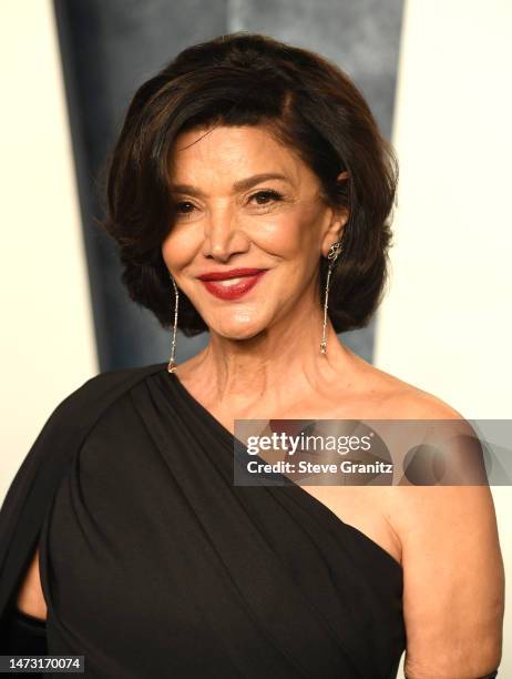 Shohreh Aghdashloo arrives at the Vanity Fair Oscar Party Hosted By Radhika Jones at Wallis Annenberg Center for the Performing Arts on March 12,...