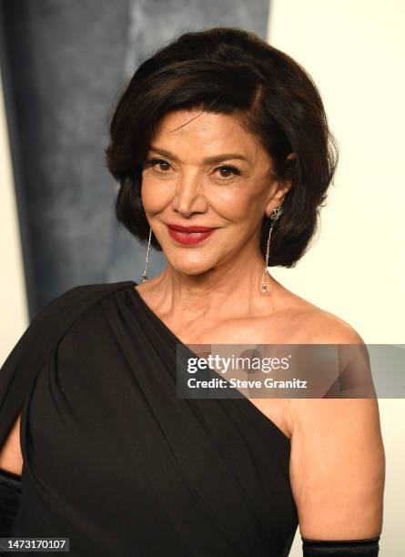 Shohreh Aghdashloo arrives at the Vanity Fair Oscar Party Hosted By Radhika Jones at Wallis Annenberg Center for the Performing Arts on March 12,...