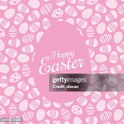 Easter seamless vector pattern background with eggs. Easter seamless vector pattern background with eggs.