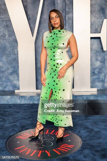 Melina Matsoukas attends the 2023 Vanity Fair Oscar Party Hosted By Radhika Jones at Wallis Annenberg Center for the Performing Arts on March 12,...