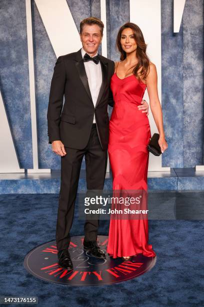 Patrick Whitesell and Pia Miller attend the 2023 Vanity Fair Oscar Party Hosted By Radhika Jones at Wallis Annenberg Center for the Performing Arts...