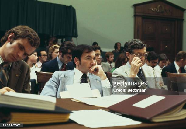 Sam Garrison , the House Judiciary Committee's new chief minority counsel, pictured during a hearing in Washington on July 23rd, 1974.