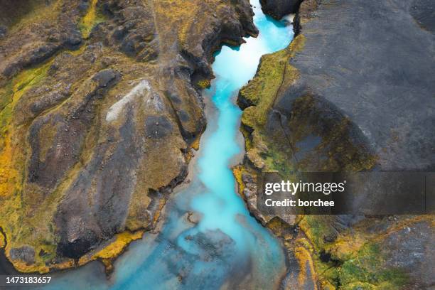 idyllic river in iceland - abi stock pictures, royalty-free photos & images