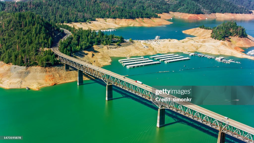 Pit River Bridge across Lake Shasta