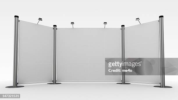 3d display,advertisement exhibition stand - tradeshow stock pictures, royalty-free photos & images