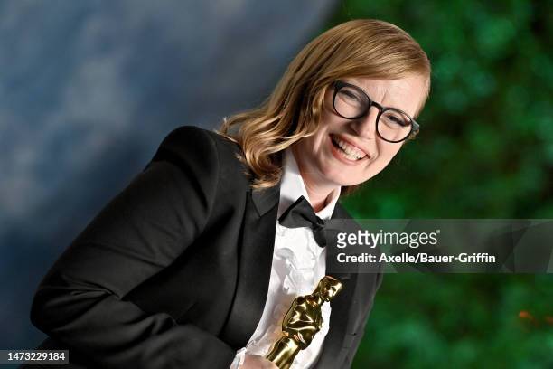 Sarah Polley attends the 2023 Vanity Fair Oscar Party hosted by Radhika Jones at Wallis Annenberg Center for the Performing Arts on March 12, 2023 in...