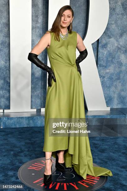 Maria Sharapova attends the 2023 Vanity Fair Oscar Party Hosted By Radhika Jones at Wallis Annenberg Center for the Performing Arts on March 12, 2023...