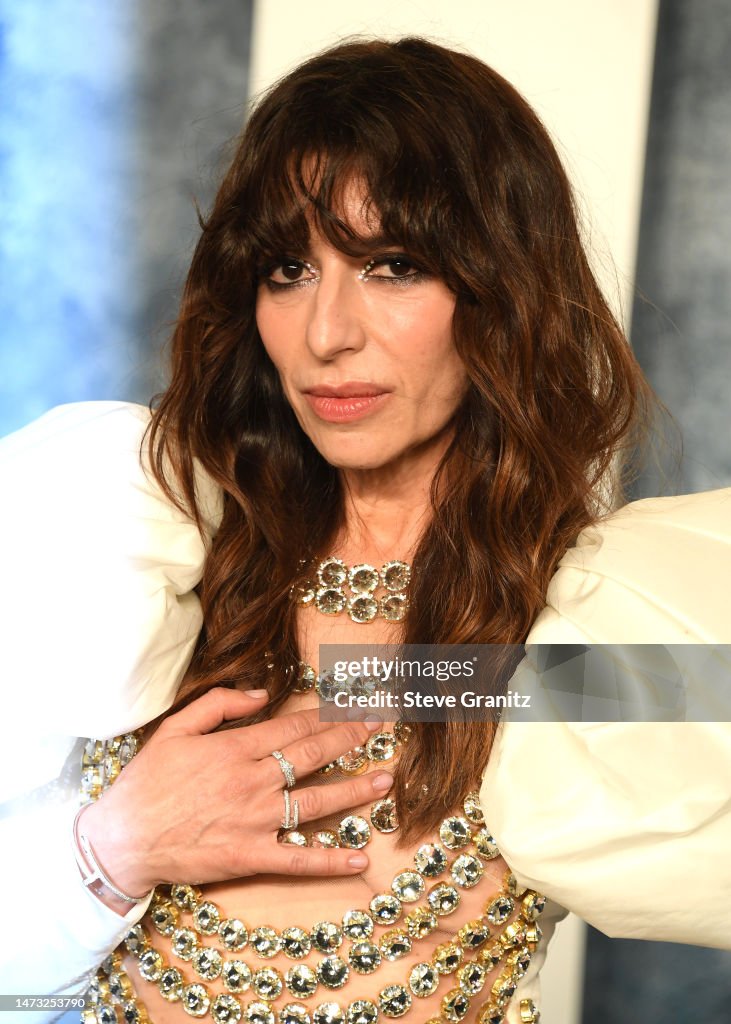 Sabrina Impacciatore arrives at the Vanity Fair Oscar Party Hosted By