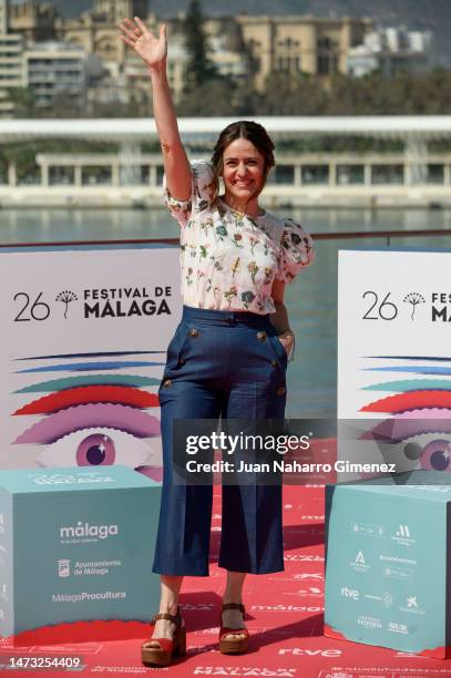 Itziar Ituño attends 'Las Buenas Compañias' photocall during the 26th Malaga Film Festival at Muelle Uno on March 13, 2023 in Malaga, Spain.