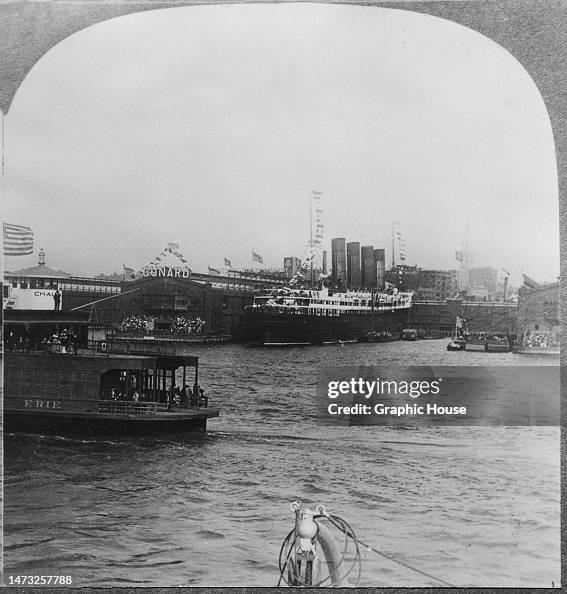 RMS Lusitania, New York City