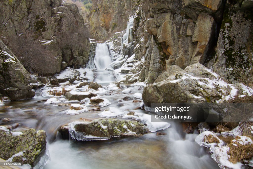Purgatorio Waterfall, Rascafria, Madrid, Spain