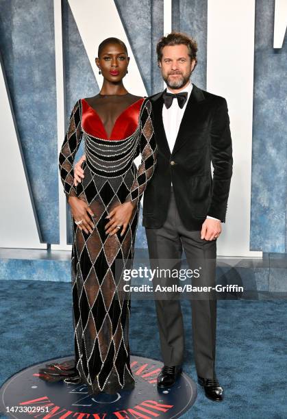 Jodie Turner-Smith and Joshua Jackson attend the 2023 Vanity Fair Oscar Party hosted by Radhika Jones at Wallis Annenberg Center for the Performing...
