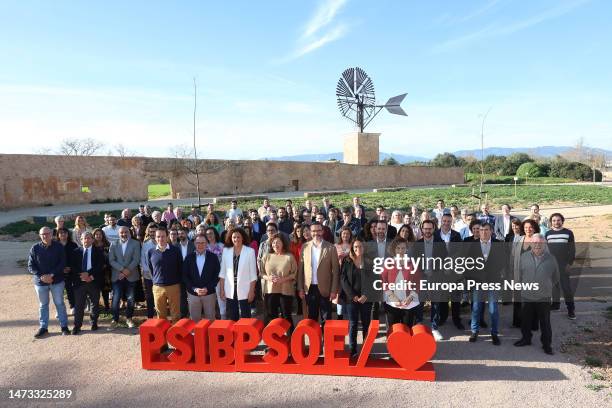 The president of the Government, Francina Armengol , during an act of the PSIB-PSOE, on 13 March, 2023 in Palma de Mallorca, Mallorca, Balearic...