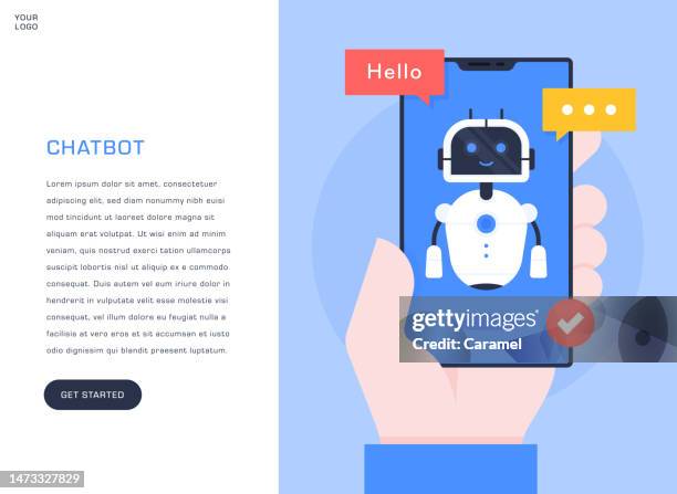 Chatbot Annotation Design 377 Chatbot Ui High Res Illustrations - Getty Images