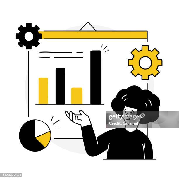 Workflow Process Cartoon Illustration High-Res Vector Graphic - Getty ...