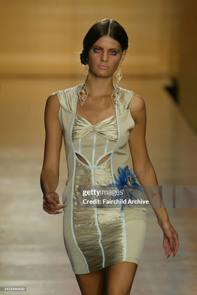 A model walks down the runway at the Spring 2005 Baby Phat show in ...