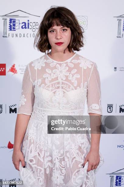 África de la Cruz attends the "Union De Actores" Awards 2022 photocall at Teatro Circo Price on March 13, 2023 in Madrid, Spain.