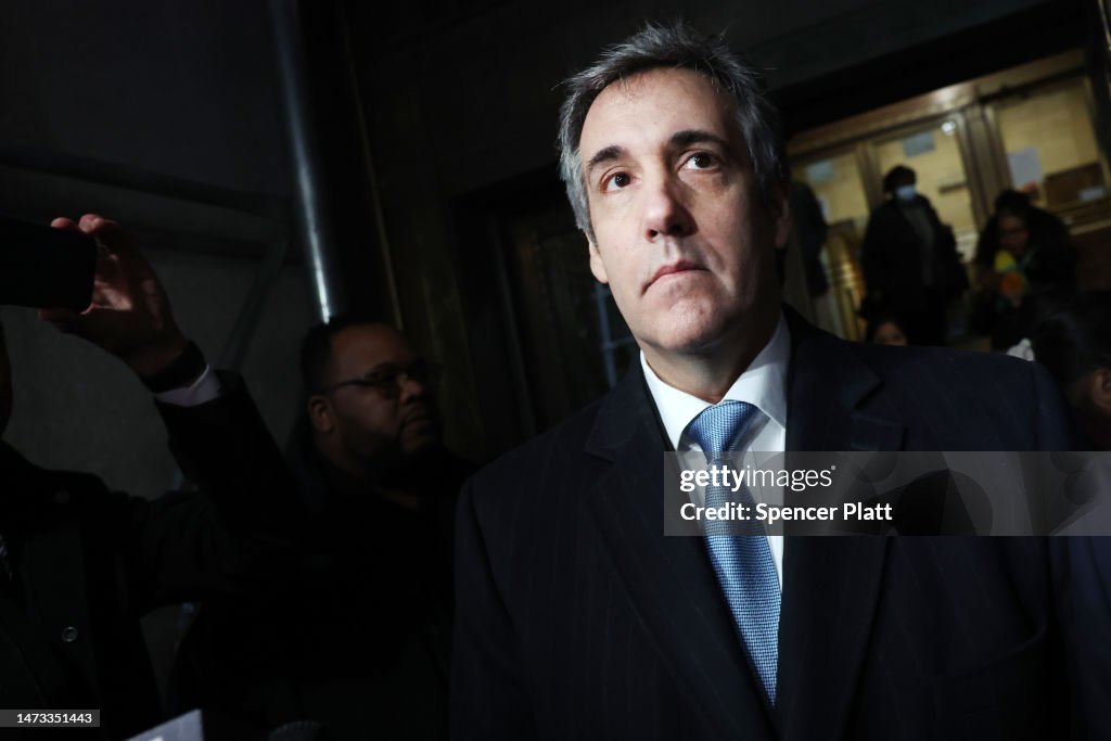 Michael Cohen Appears Before New York Grand Jury While Speculation Over A Trump Indictment Grows