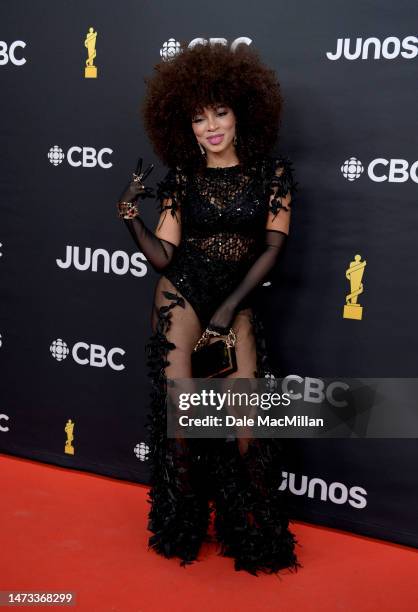 Ammoye attends the 2023 JUNO Awards at Rogers Place on March 13, 2023 in Edmonton, Alberta.