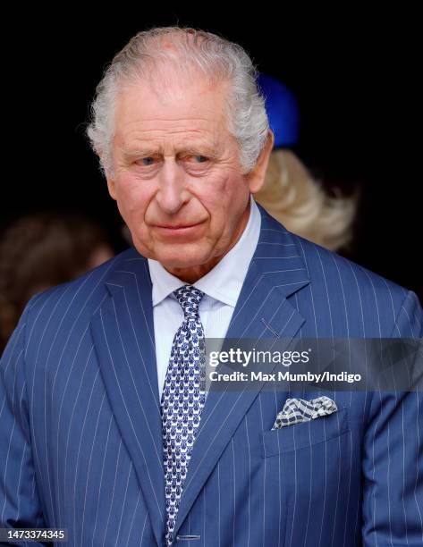 King Charles III attends the 2023 Commonwealth Day Service at Westminster Abbey on March 13, 2023 in London, England. The Commonwealth represents a...