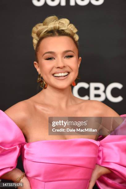 Torri Webster attends the 2023 JUNO Awards at Rogers Place on March 13, 2023 in Edmonton, Alberta.