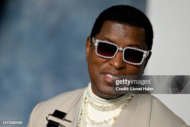 Babyface attends the 2023 Vanity Fair Oscar Party Hosted By Radhika Jones at Wallis Annenberg Center for the Performing Arts on March 12, 2023 in...