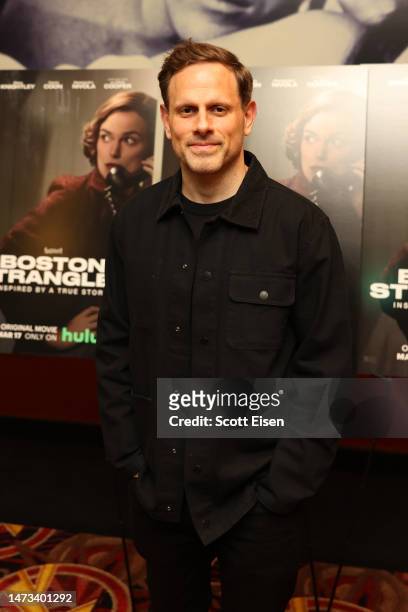 Matt Ruskin attends the Boston Strangler screening at AMC Boston Commons on March 13, 2023 in Boston, Massachusetts.