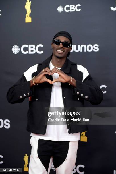 TOBi attends the 2023 JUNO Awards at Rogers Place on March 13, 2023 in Edmonton, Alberta.